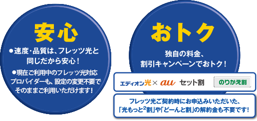 安心・おトク・カンタン